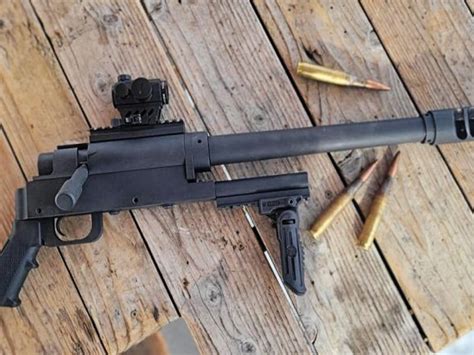 Apr 5, 2023 · The full-size ULR .50 BMG Single Shot Ultra Long Range rifle has attachment points on the side for its collapsing stock. That is not the case here. So I thought of ways to attach stocks to the ULR Mini using …